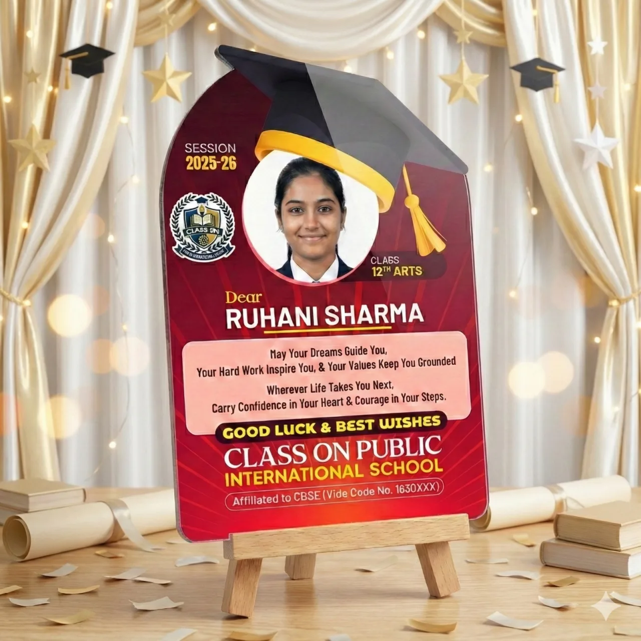 Farewell Card for Student