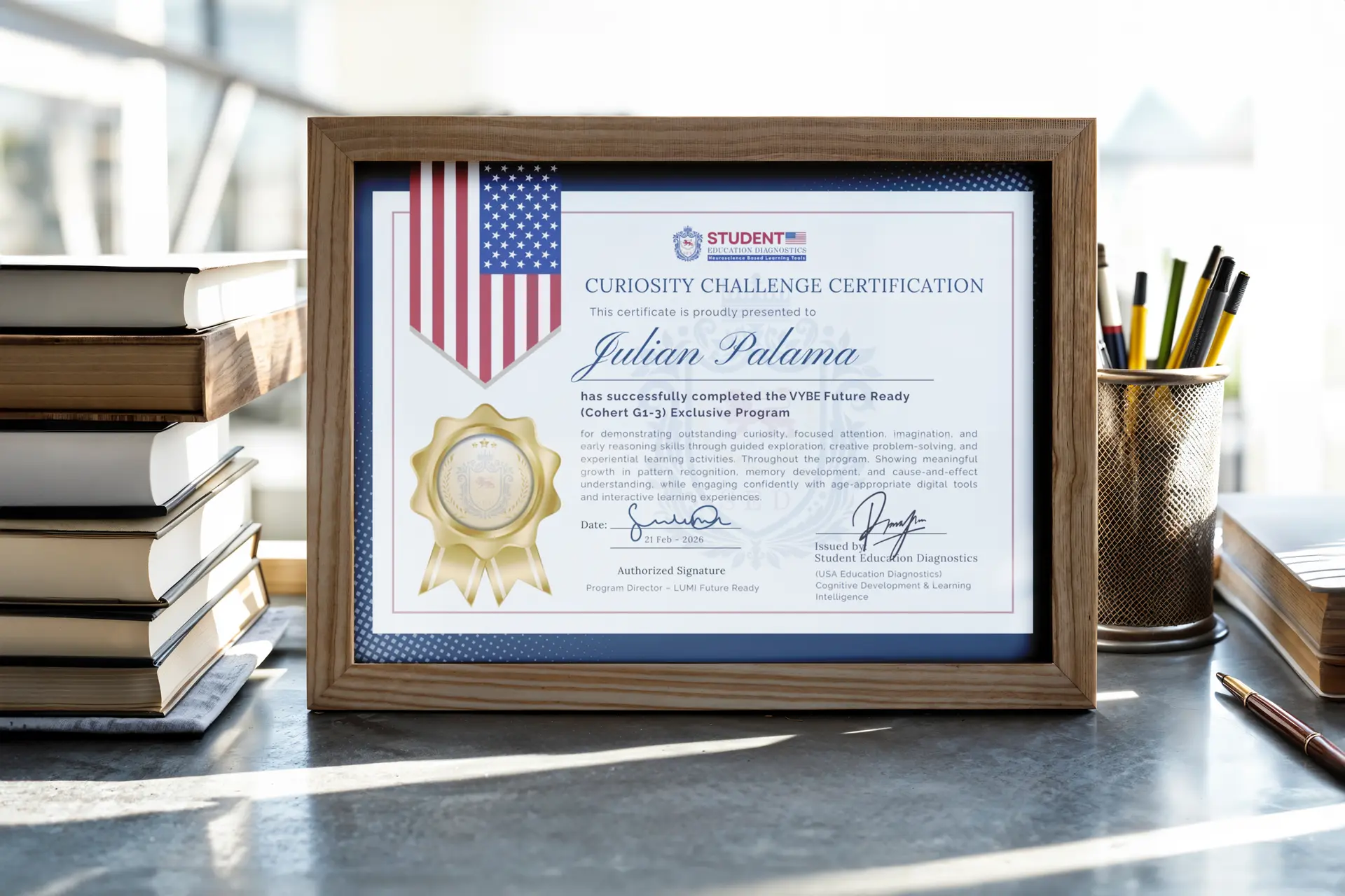 Curiosity Challenge Certification (Grades: 1 - 3)
