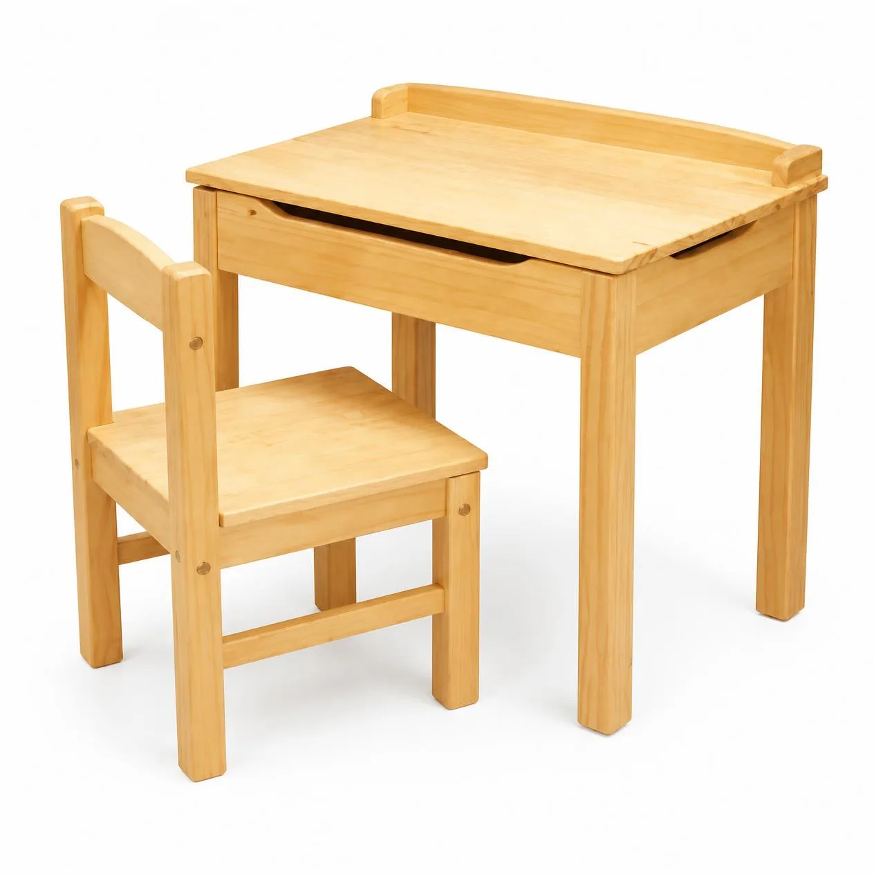 Ergonomic Wooden Classroom Study Table & Chair Set